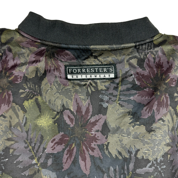Forrester's Men's Golf Wind Pullover Size M Reversible Tropical Vintage V-Neck - Picture 5 of 12
